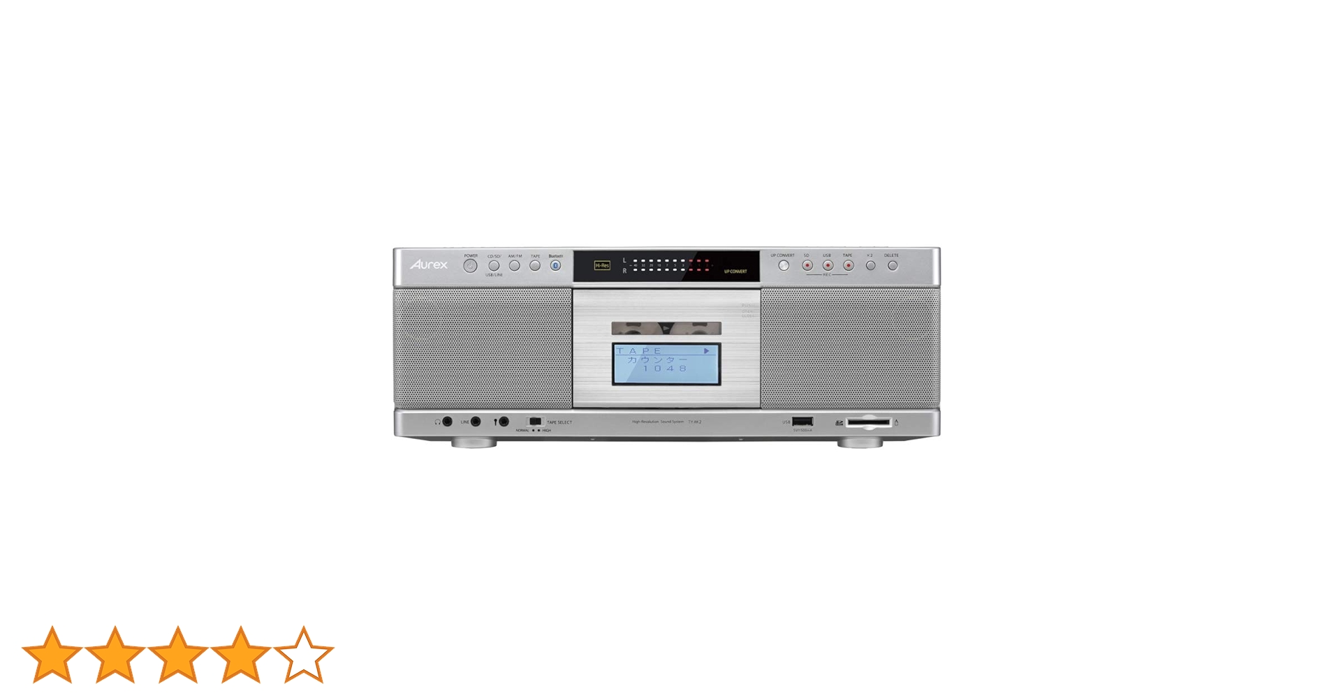 AUREXハイレゾ SD/USB/CDラジオカセットレコーダーTY-AK21 TOSHIBA ハイレゾ対応SD/USB/CDラジオカセットレコーダー 東芝